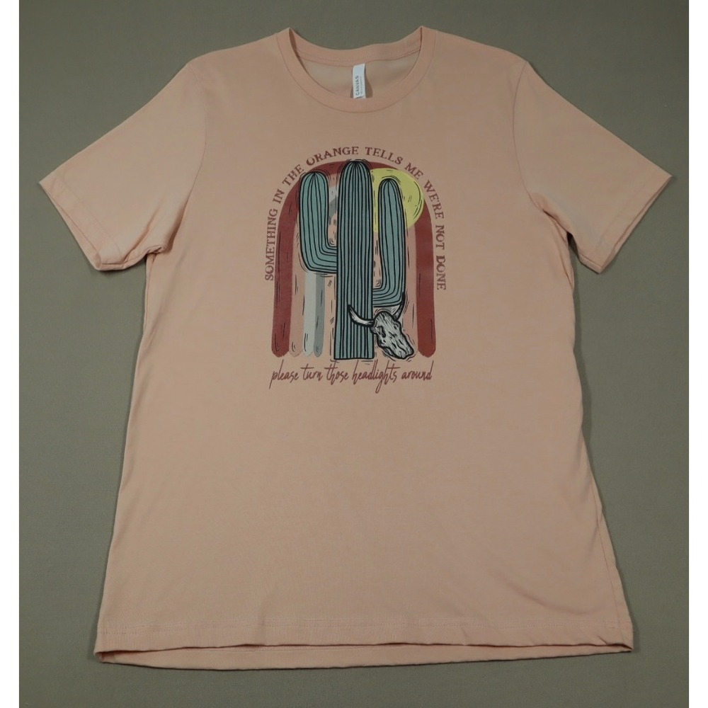 Women's Something‎ In The Orange Graphic Tee - Pink - Size L